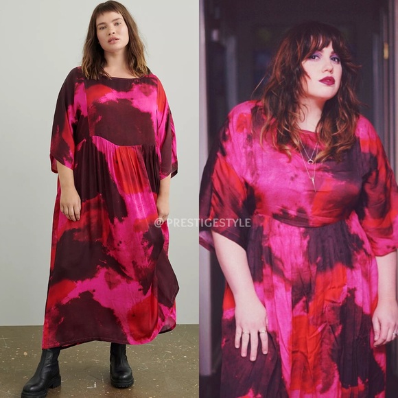 Anthropologie Lysandra Tie-Dye Maxi Dress - Picture 6 of 9